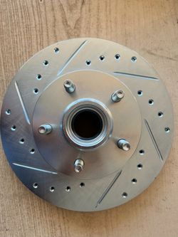 Ford Explorer RWD 95-96-97-98-99-00-01 Front Drill Slot Rotors Ceramic Brake Pads 