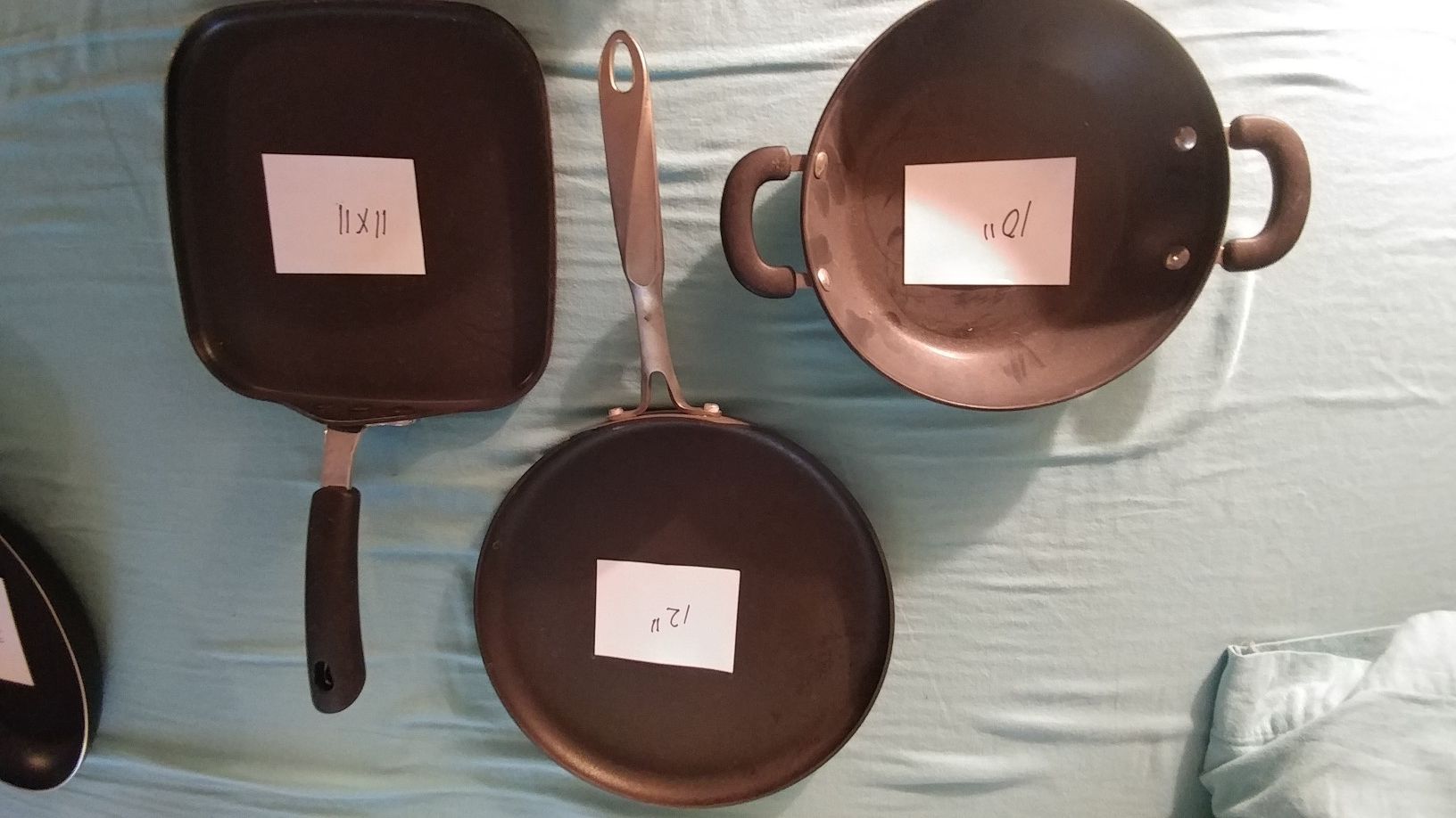 3 Good Size "non-stick" Cooking Pans