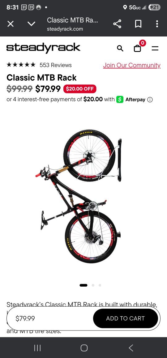 Steadyrack Bike Rack