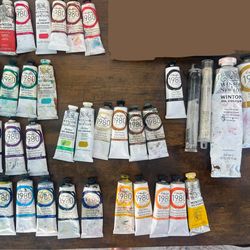 Professional Oil Paint Set – 35 Tubes, High-Quality Artist Paints, Gamblin, Winsor Newton