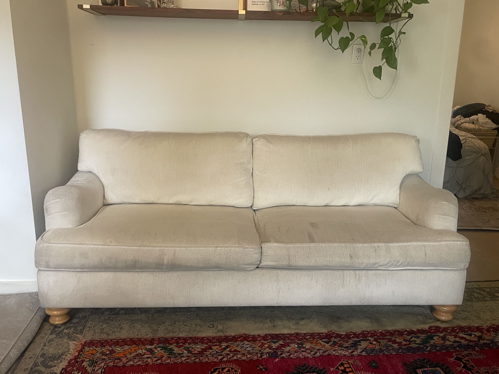 Cream Off White Sofa 
