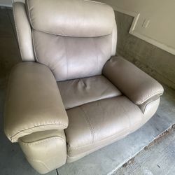 Rocking Leather Recliner Chair 