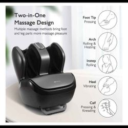 MARNUR Foot Massager Machine with Heating Therapy, Air Compression, Vibration & Kneading Foot, Calf