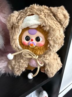 Baby 3 I am not a warrior PACIFIER FACE CONFIRMED BEAR!!! also comes with box and card.
