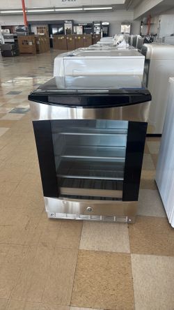 GE Stainless Steel Beverage Cooler
