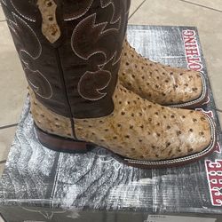 Bota De Avestruz Fina Size 9