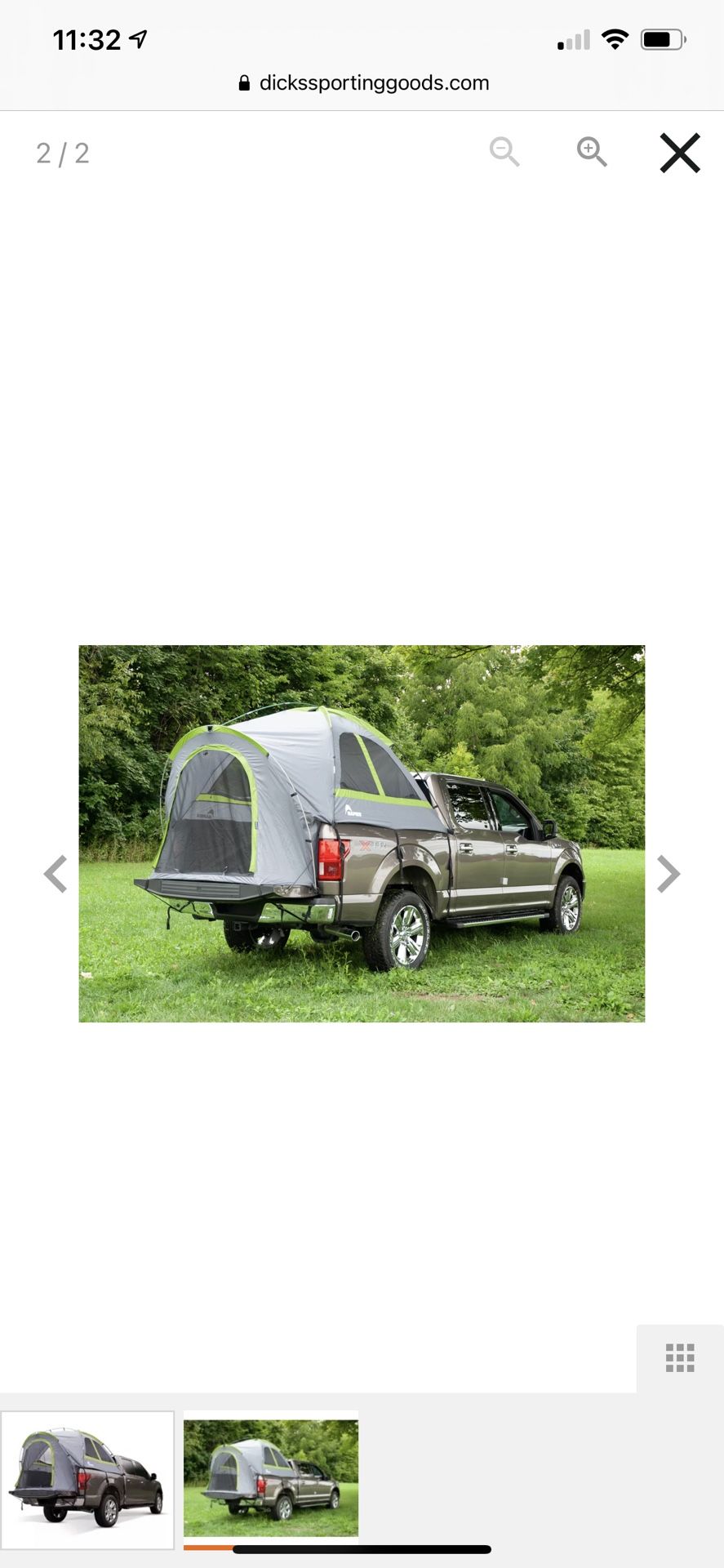 Napier Midsize Short Bed Truck Tent
