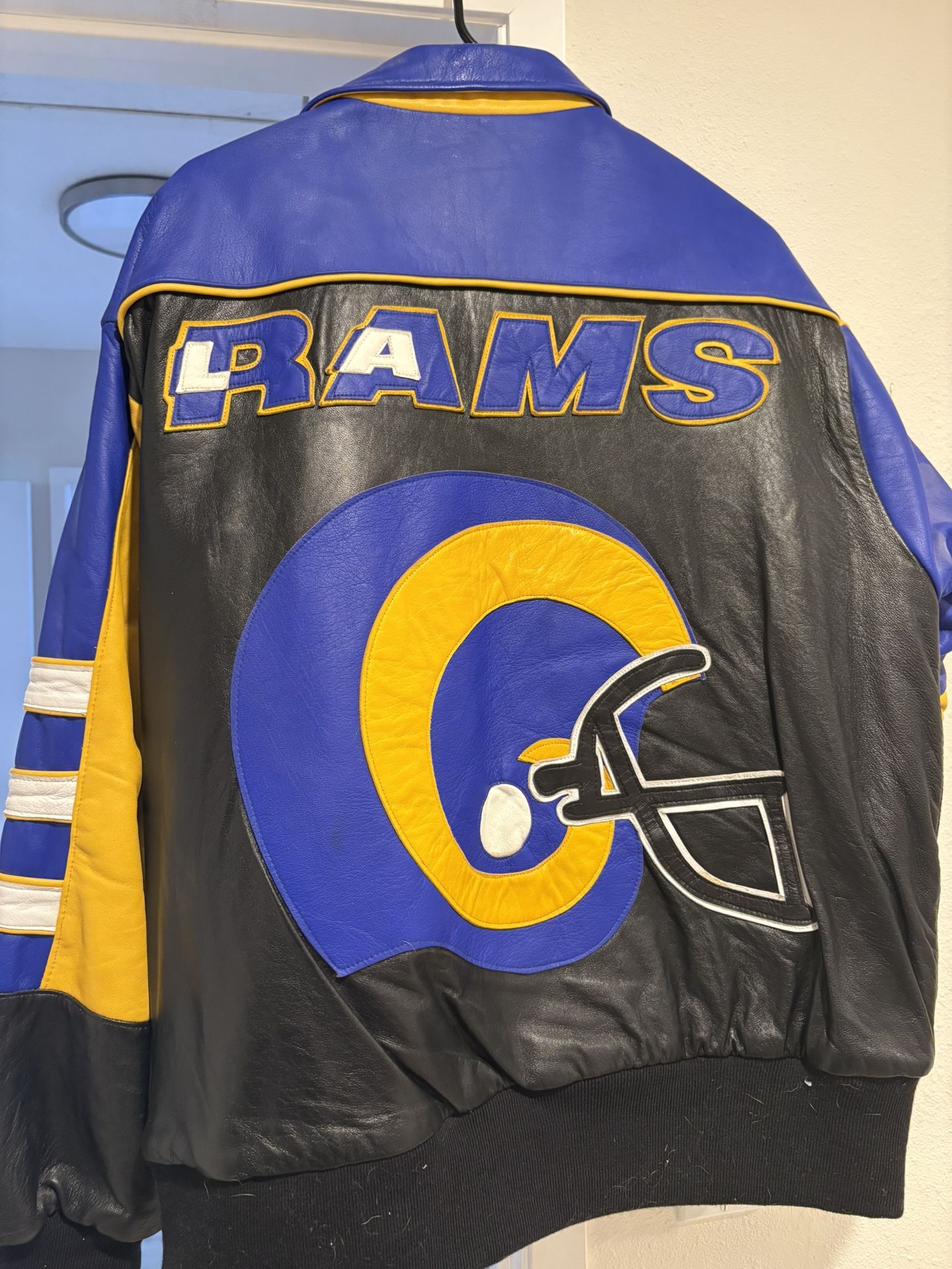 Vintage LA Rams Leather Jacket