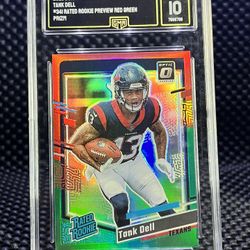 🔥 2023 Tank Dell Rated ROOKIE Red/Green Preview Prizm!! 🔥
