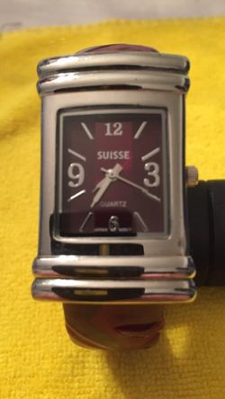 Cuff bracelet watch