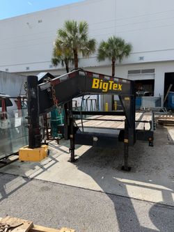 Big Tex Gooseneck Flatbed Trailer