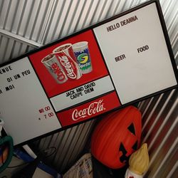 Coca Cola Convience Restaurant Store Display Sign
