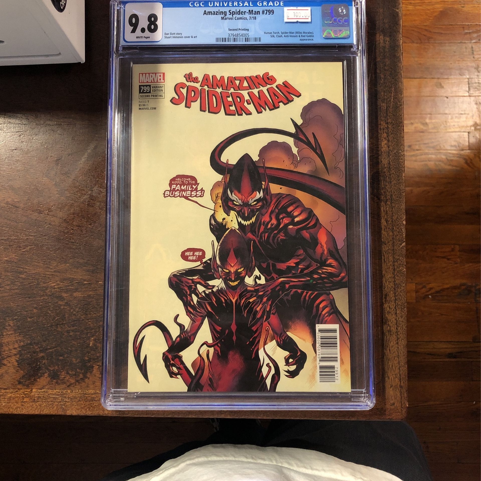 Amazing Spider-man #799 CGC 9.8 $100