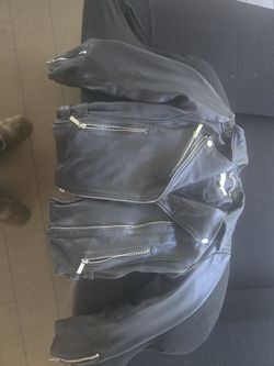 Michael Kors. Leather Jacket.