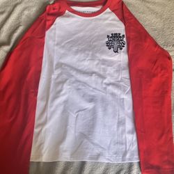 Red Chrome Hearts Long Sleeve t-shirt