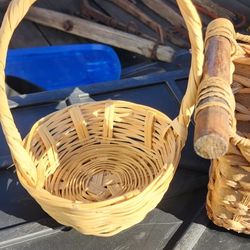 2 Small Baskets 