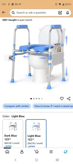FITGOT Padded Raised Toilet Seat Riser