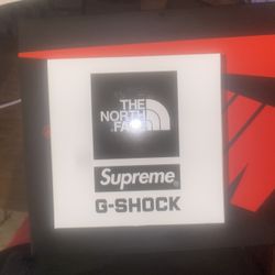 Supreme, North face, G-shock watch