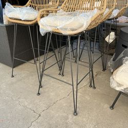 Wicker Barstools