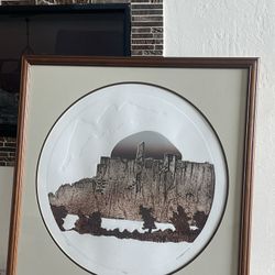Framed Artwork Signed And Numbered  29”x29” 