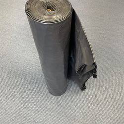 20 ft. x 60+ ft. Black 4 mil Plastic - NEW