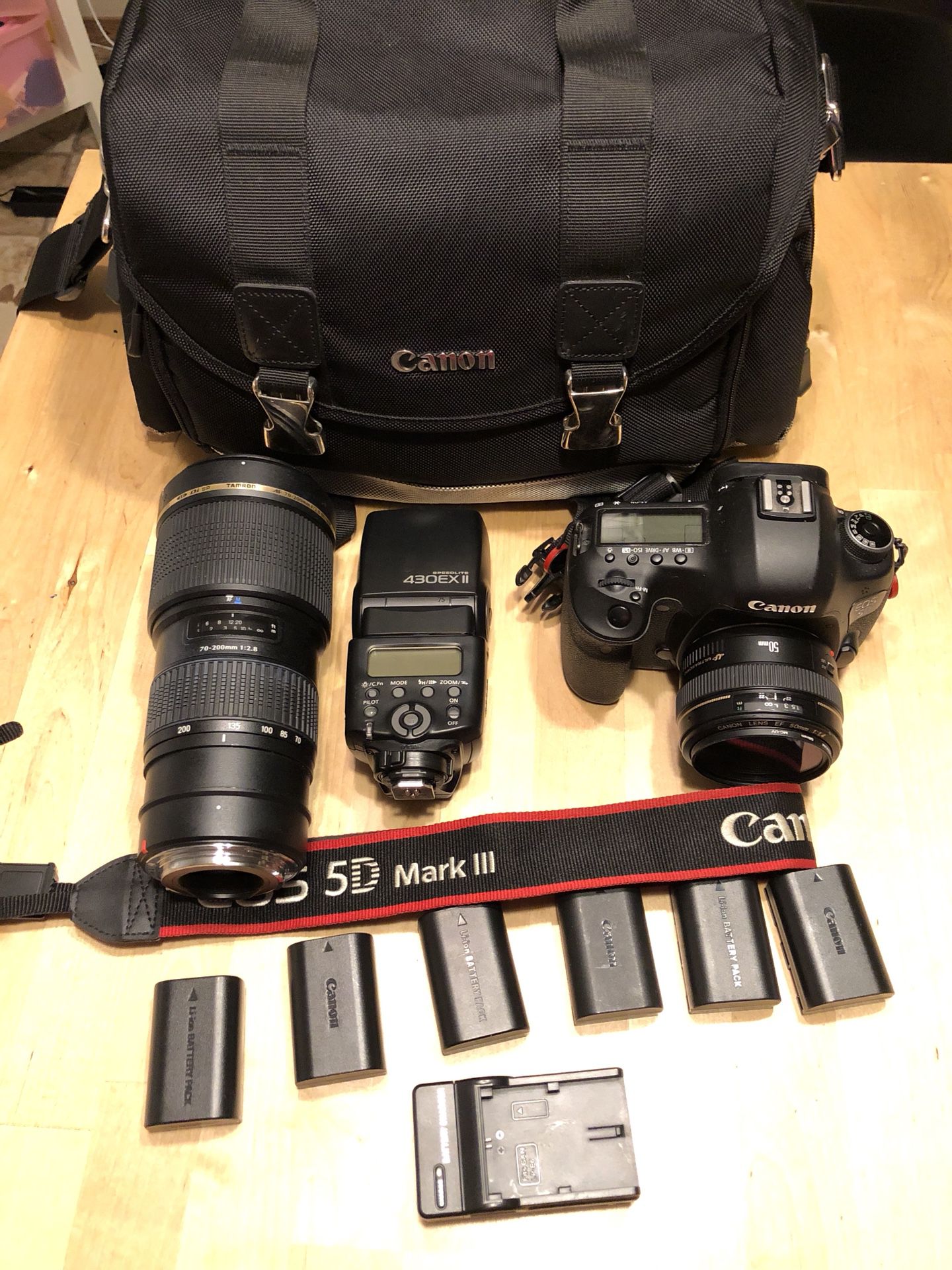 Canon 5dmk2 / lenses / speed light