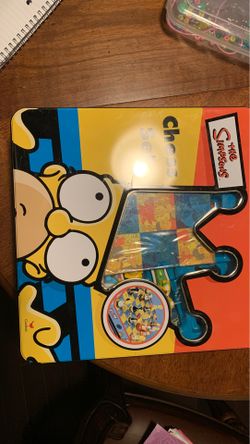 The Simpsons chess set