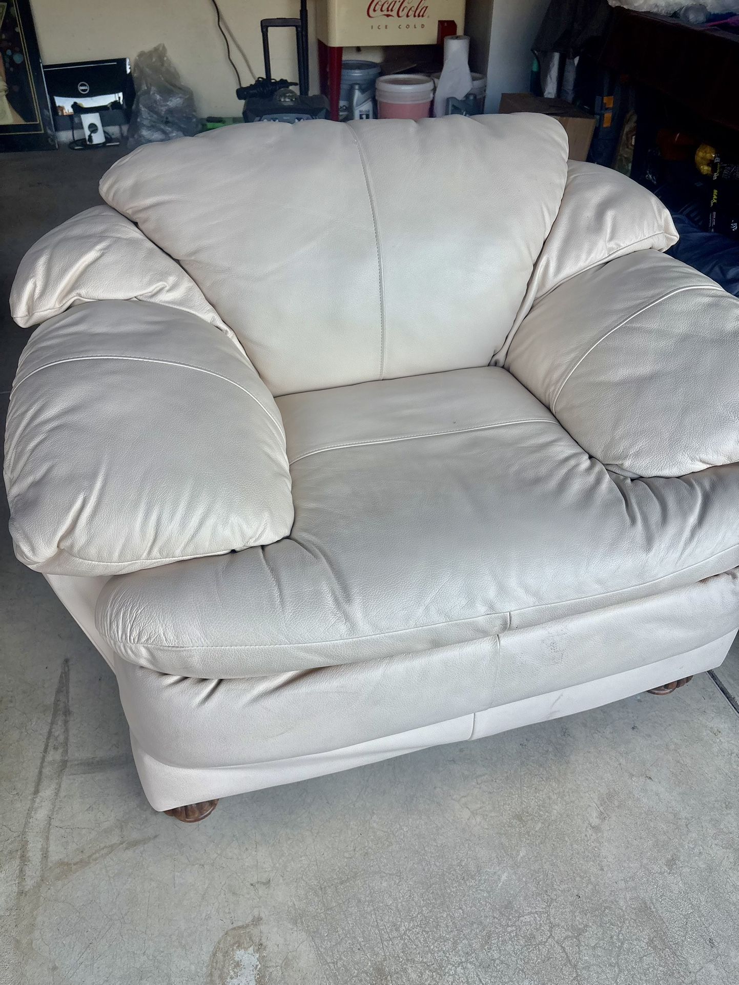 Real Leather Sofa By Itself