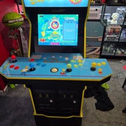 The Simpsons 1up Arcade Cabinet With Riser