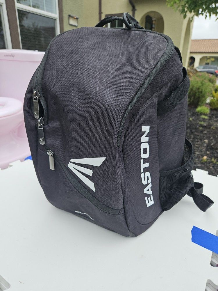 Easton Game Ready Youth Baseball Backpack, Black