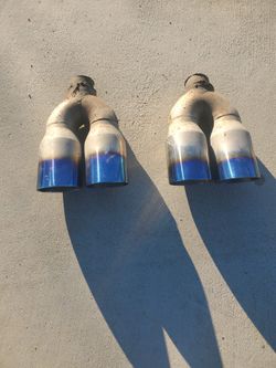 Titanium Exhaust tips 4 inch outlet