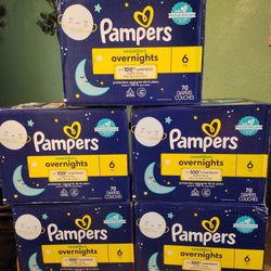 Pampers Overnight Size 6..$35 Each (Cada Caja)‼️‼️‼️