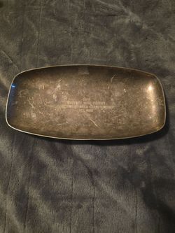 Silver plated tray