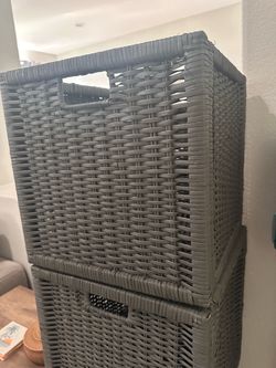 IKEA Branas Baskets - Grey - 8 total