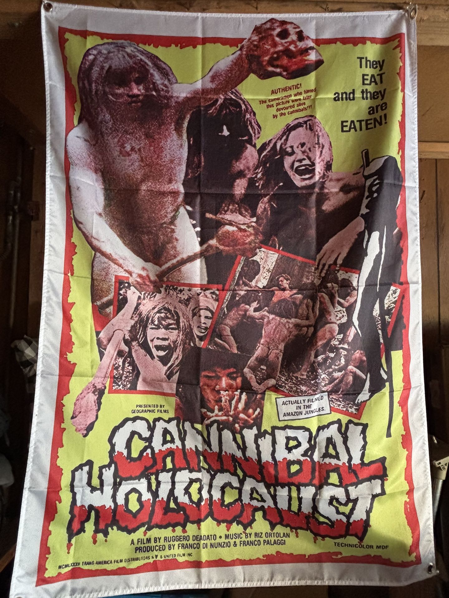 Cannibal Holocaust Banner (4ft by 2ft)
