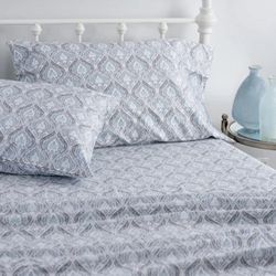 Member's Mark 100% Hydrocotton 450-Thread Count Sheet Set FULL Chambord Blue, New