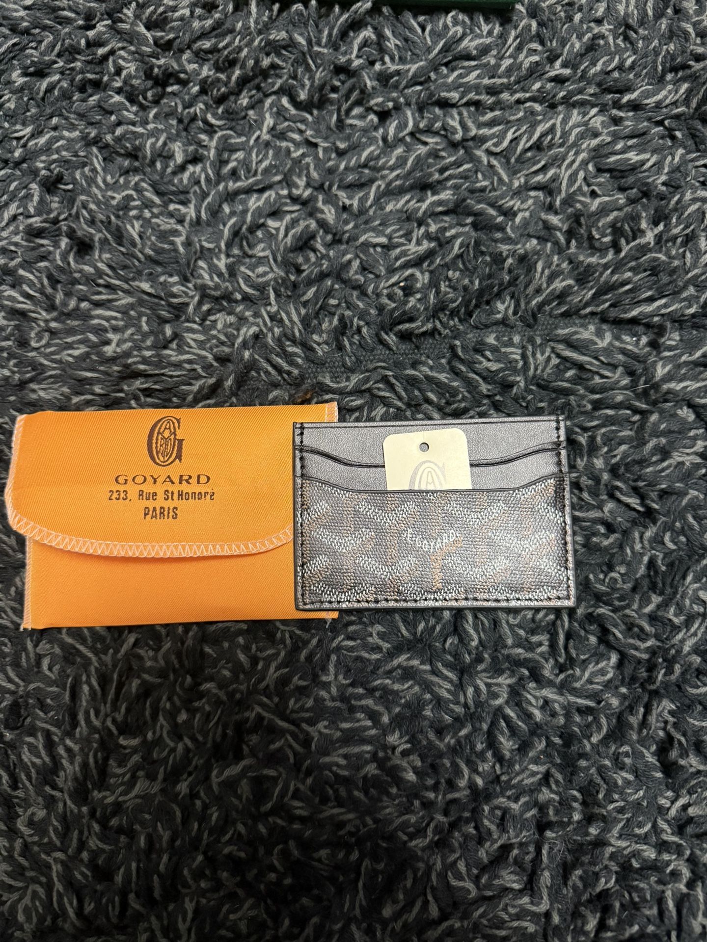 Goyard Card Holder Black