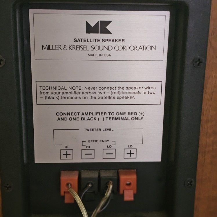 Miller & Kreisel Speakers