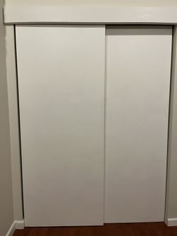 Two Closet Doors w Hardware 78.5”x30”