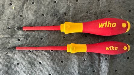 Screwdrivers Electric VDE Insulated (PH1 & 3mm Flathead)