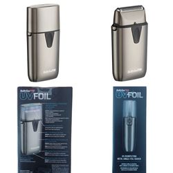 BaBylissPRO UVFoil Single Foil Shaver – UV Disinfecting Metal Foil Electric Shaver, Professional Cordless Grooming Tool