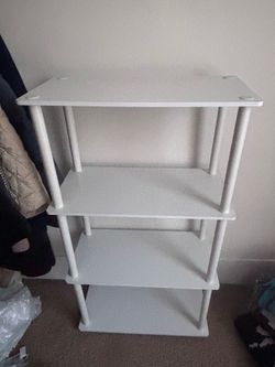 White shelving