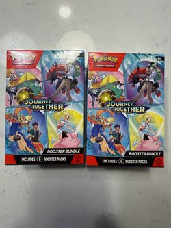 2x Pokemon Journey Together Booster Bundles