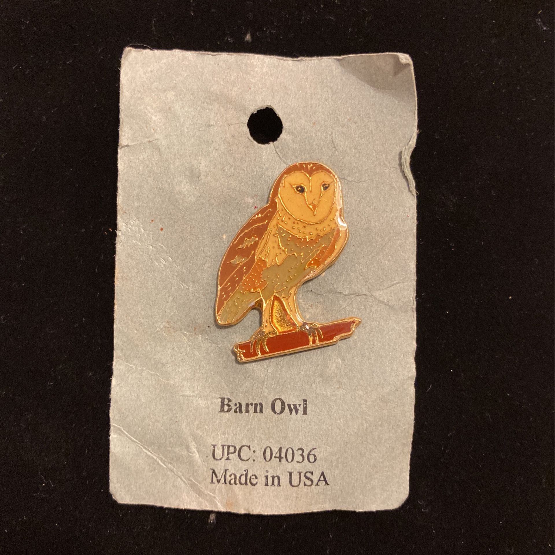 Vintage Barn Owl Pin-made In NM -signed- Good Quality - New- #artssoflo