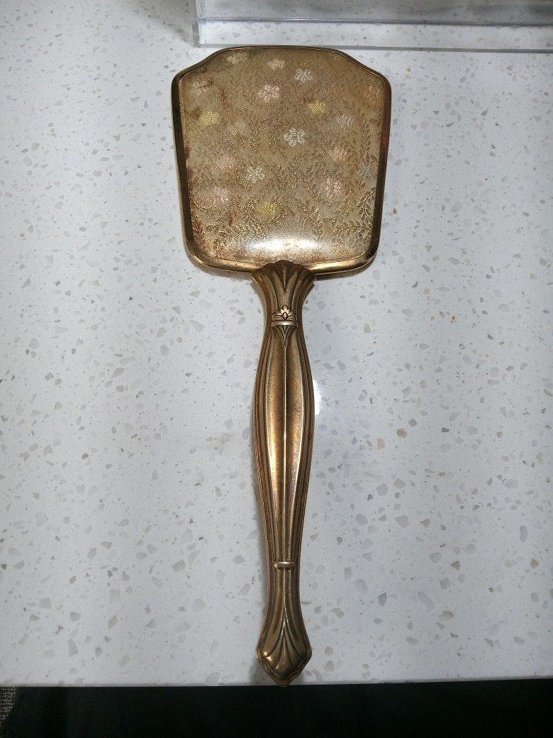 Antique Vintage Vanity Hand Mirror