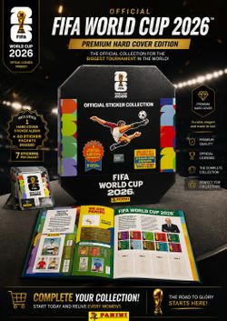 Panini set hardcover + 40 packs stadium box