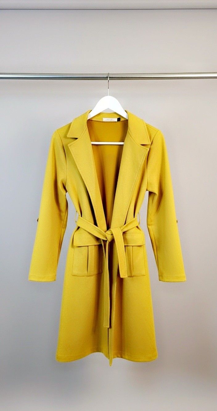 Women Overcoat  /yellow 