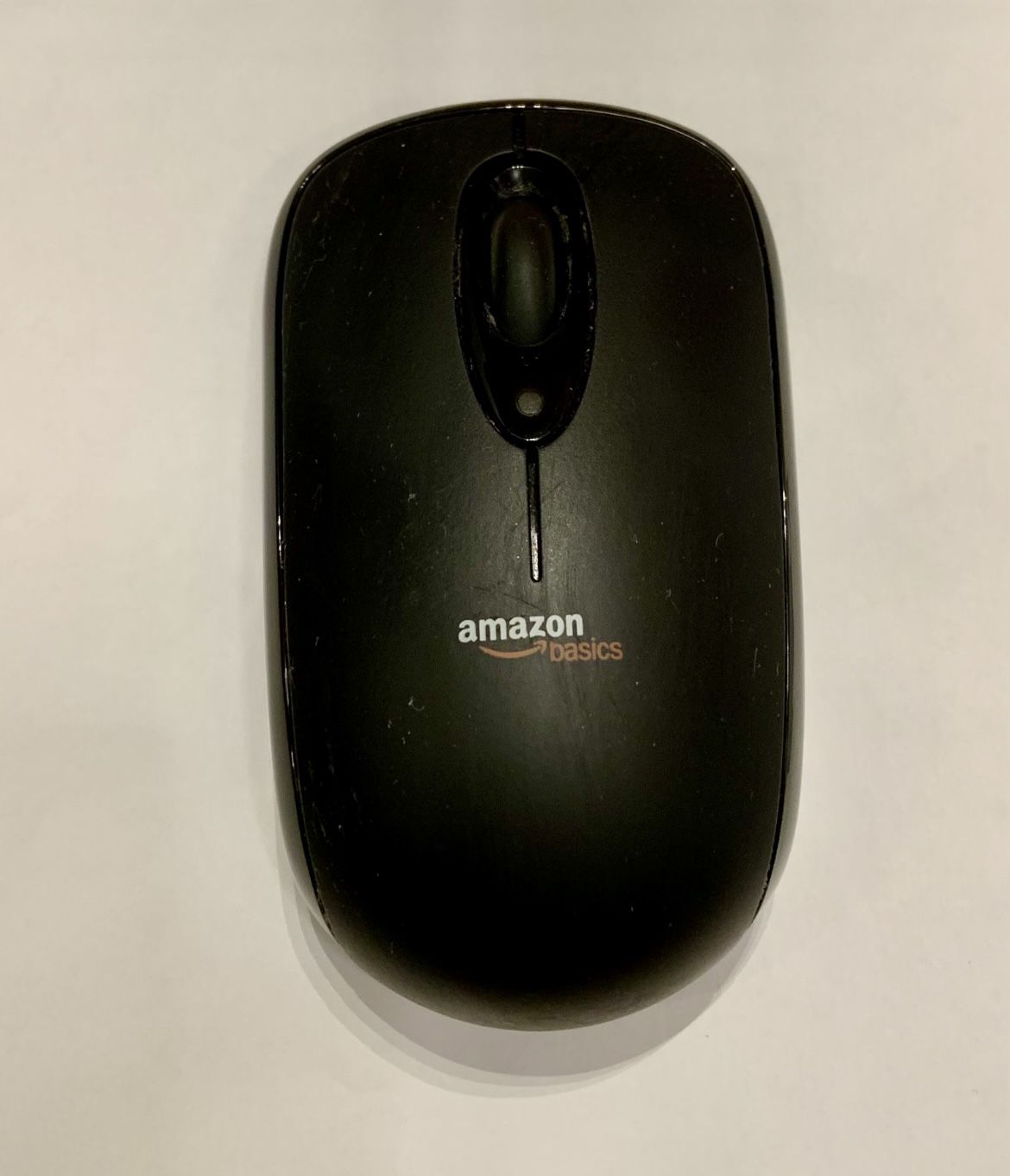 Wireless Optical Computer Mouse with USB Nano Receiver, Amazon, Black