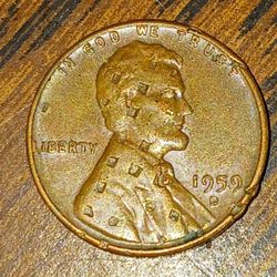 1959 Error Penny