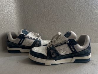 Louis Vuitton White Blue shoes